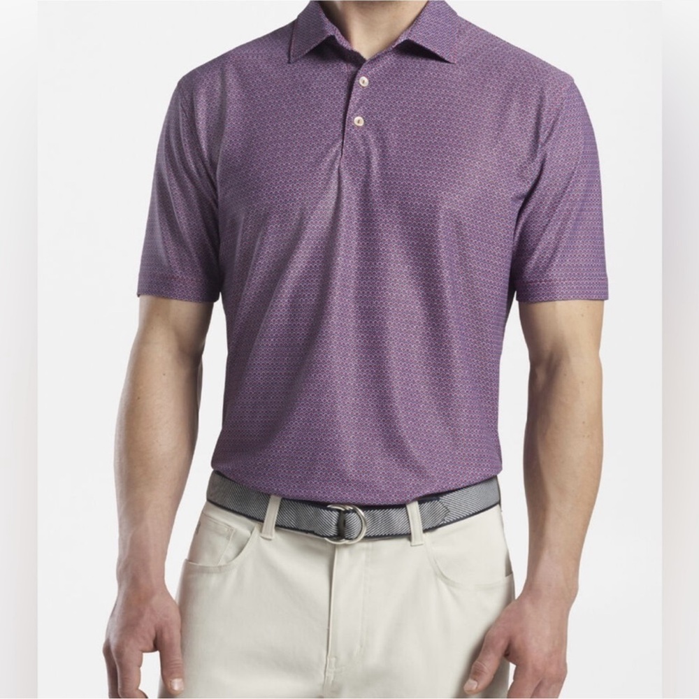 Peter Millar Purple Polo Shirt